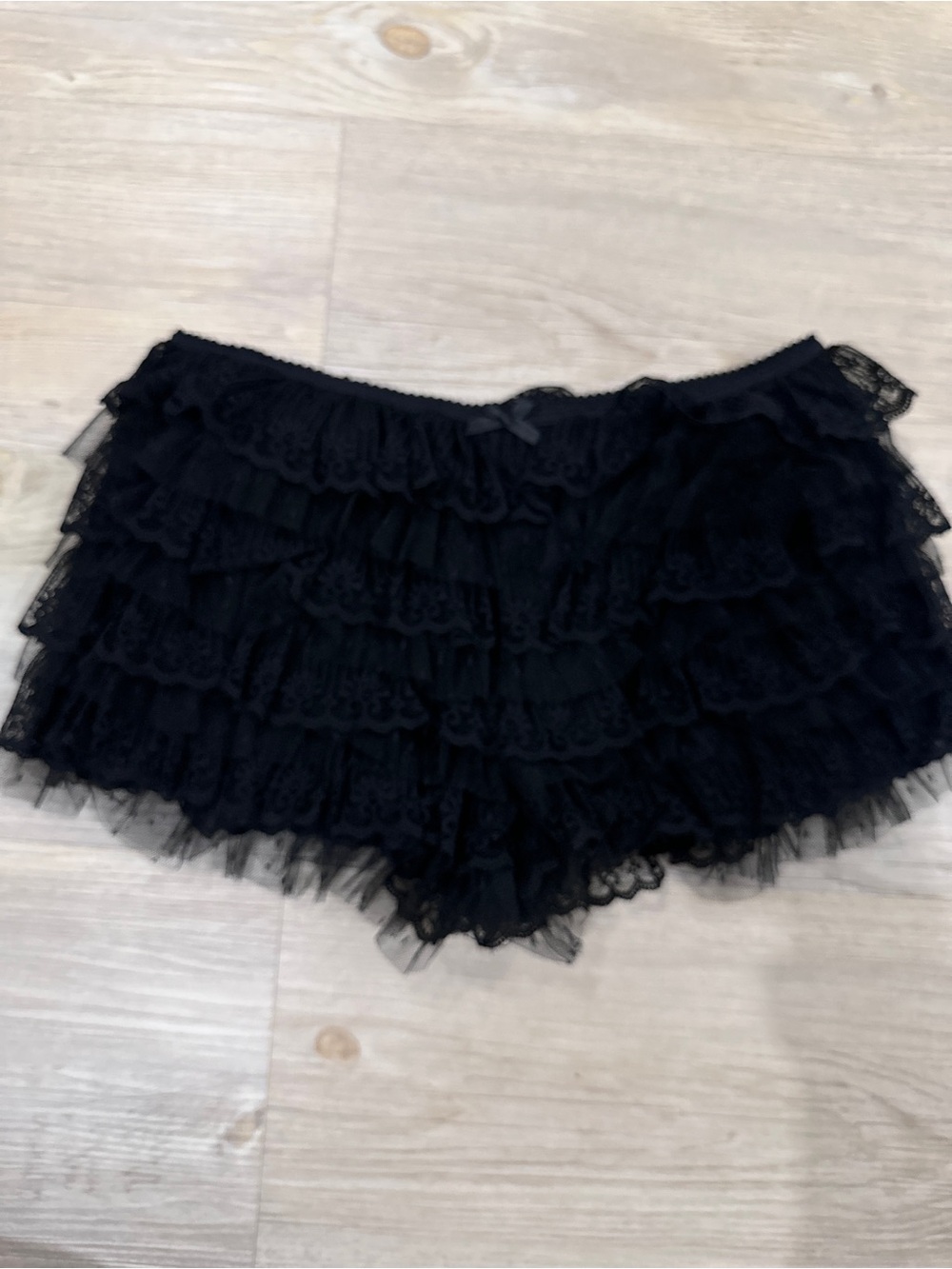 Jaded London Black Lace Bloomer Trousers